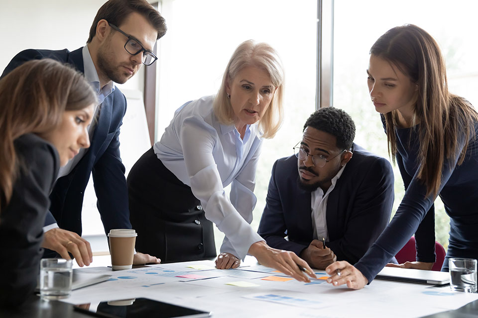 Group of people in a meeting