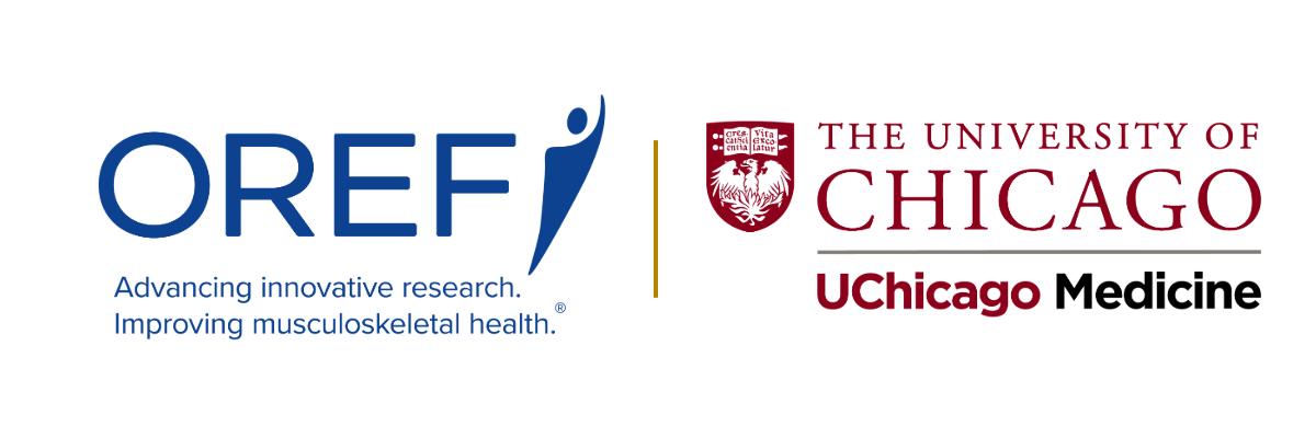 OREF and The University of Chicago UChicago Medicine logos OREF and The University of Chicago UChicago Medicine logos