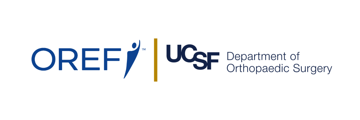 OREFand University of California, San Francisco Department of Orthopaedic Surgery logos OREFand University of California, San Francisco Department of Orthopaedic Surgery logos