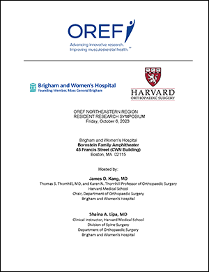 2023 Northeast Region Resident Research Symposium Program