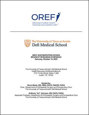 2023 Southwestern Region Resident Research Symposium Program