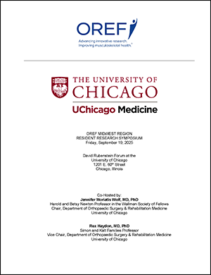 Cover of 2025 OREF Midwest Region Resident Research Symposium Program