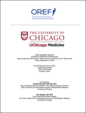 Cover of 2025 OREF Midwest Region Resident Research Symposium Program