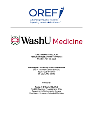 Cover of 2026 OREF Midwest Region Resident Research Symposium Program