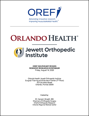 Cover of 2026 OREF Southeast Region Resident Research Symposium Program Cover of 2026 OREF Southeast Region Resident Research Symposium Program