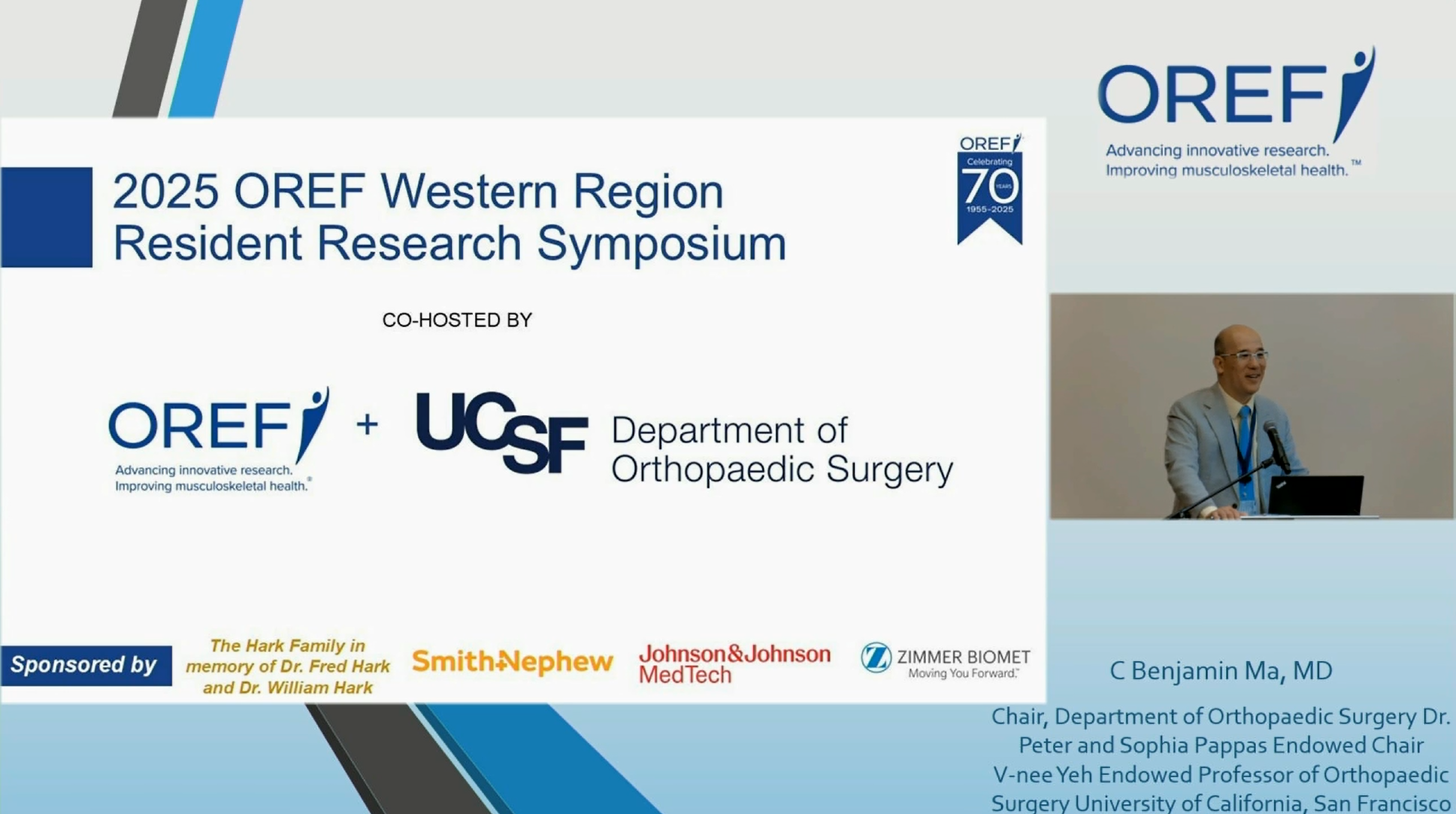 OREF Western Resident Research Symposium Video