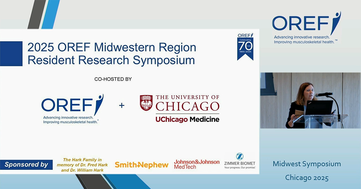OREF Midwest Resident Research Symposium Video