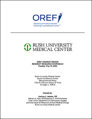 2023 Midwest Resident Research Symposium Program Cover
