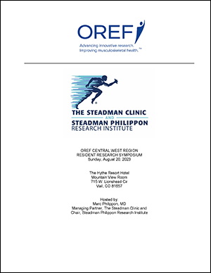 2023 Central West Resident Research Symposium Program
